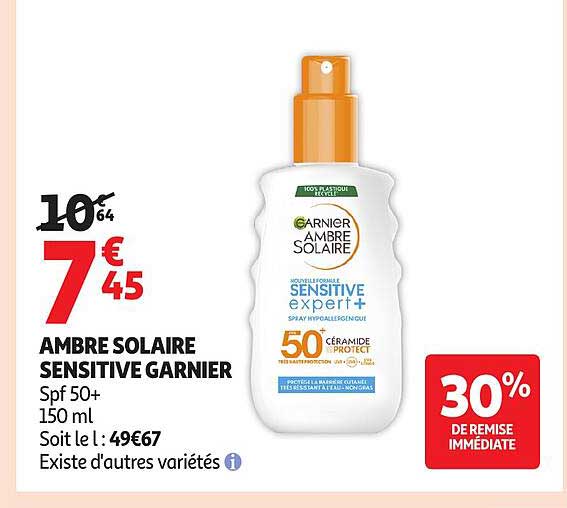Garnier Ambre Solaire Sensitive Expert+