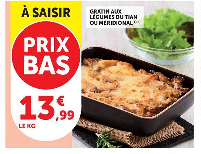 GRATIN AUX LÉGUMES DU TIAN OU MÉRIDIONAL