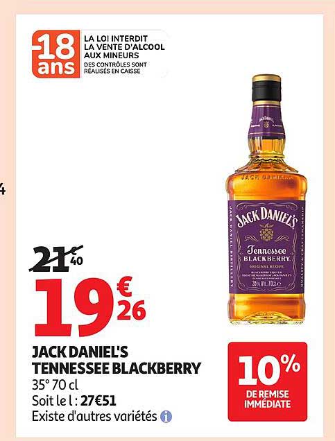 JACK DANIEL'S TENNESSEE BLACKBERRY