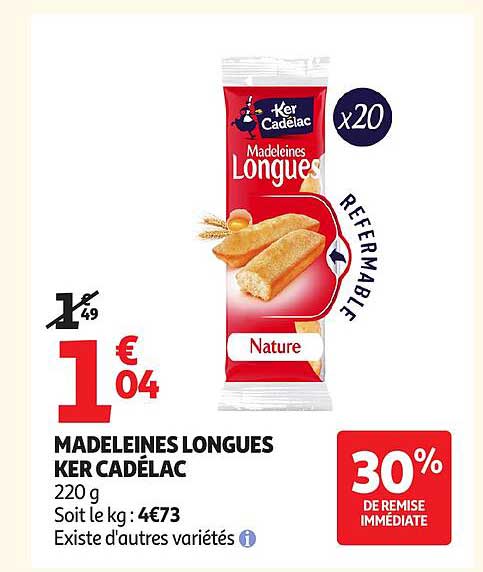 Ker Cadélac Madeleines Longues