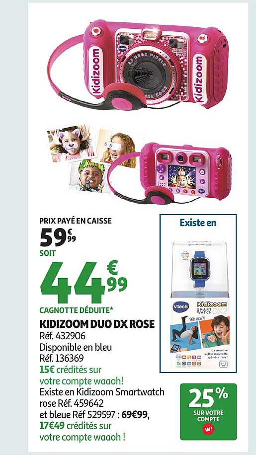 KIDIZOOM DUO DX ROSE