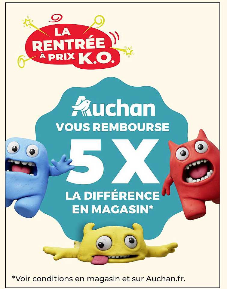 LA RENTRÉE À PRIX K.O