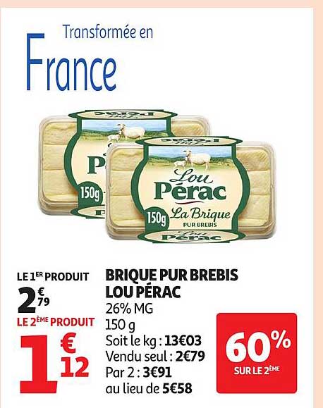 Lou Pérac Brique Pur Brebis