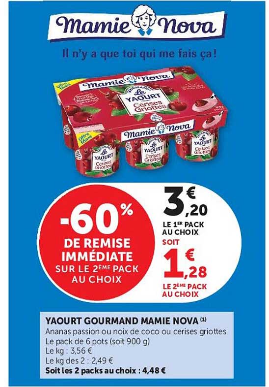 Mamie Nova YAOURT GOURMAND