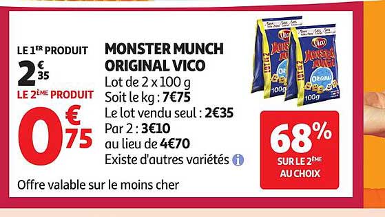 MONSTER MUNCH ORIGINAL VICO