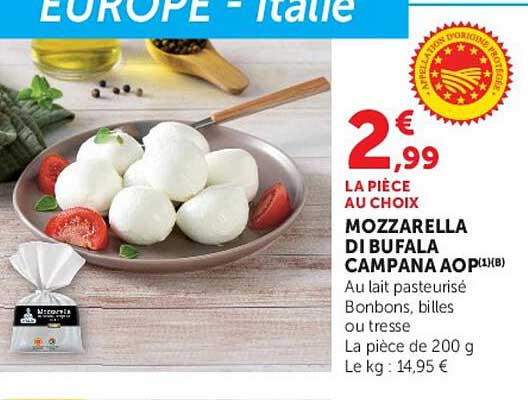 MOZZARELLA DI BUFALA CAMPANA AOP