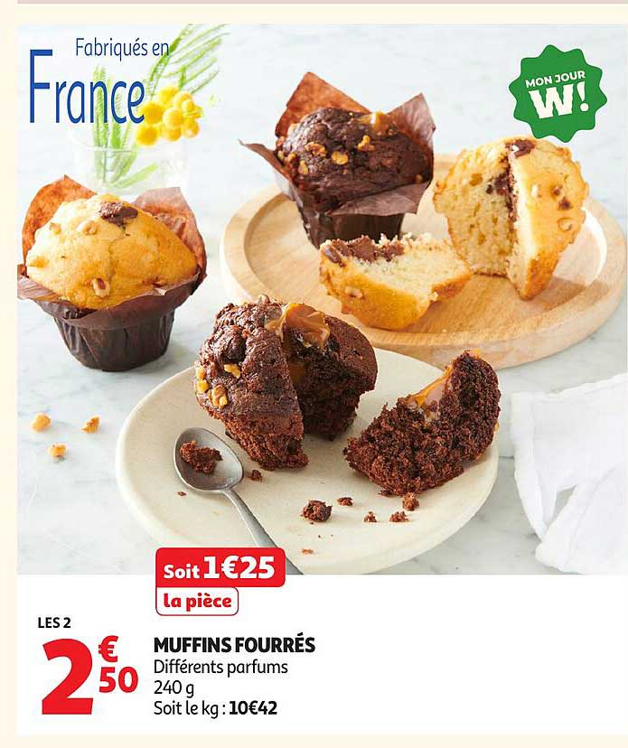 MUFFINS FOURRÉS