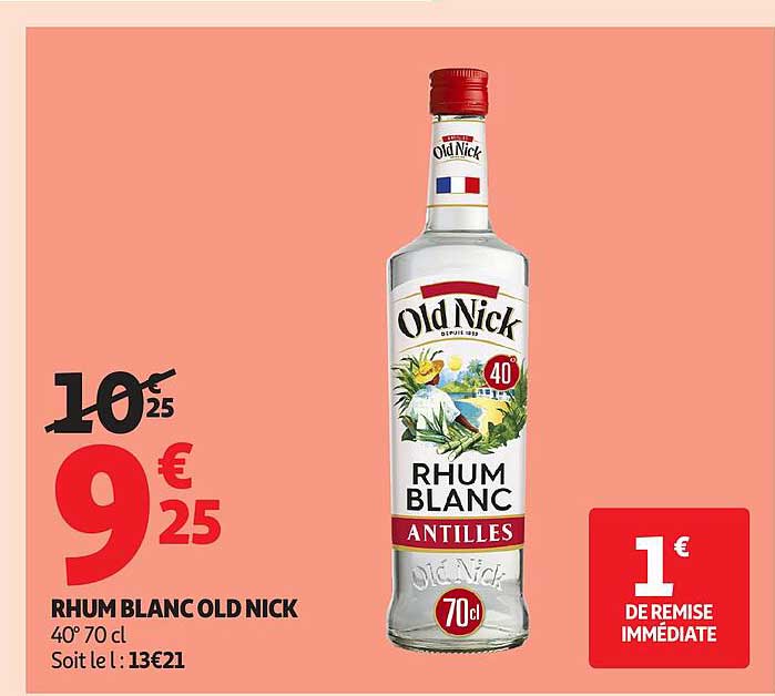Old Nick Rhum Blanc Antilles