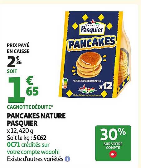 Pasquier Pancakes Nature