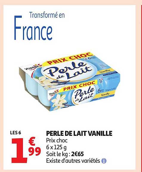 Perle de Lait Vanille