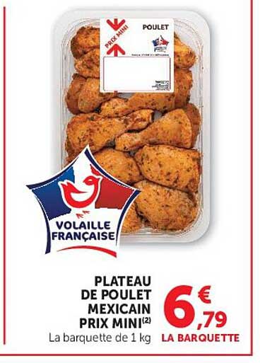 PLATEAU DE POULET MEXICAIN