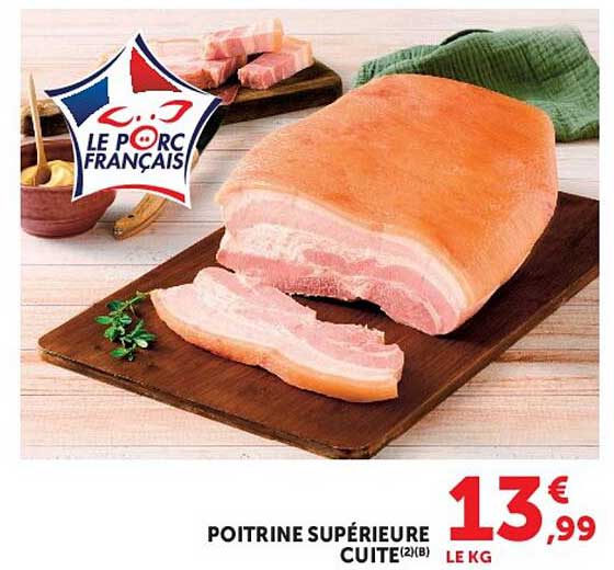 POITRINE SUPÉRIEURE CUITE