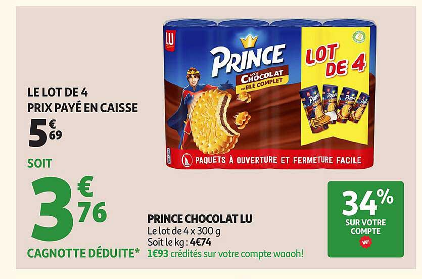 PRINCE CHOCOLAT LU