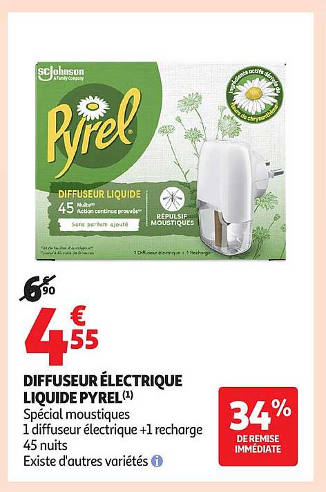 Pyrel Diffuseur électrique liquide