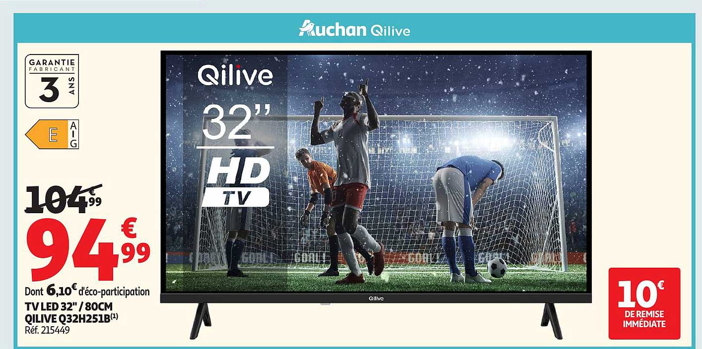 Qilive TV LED 32" / 80CM