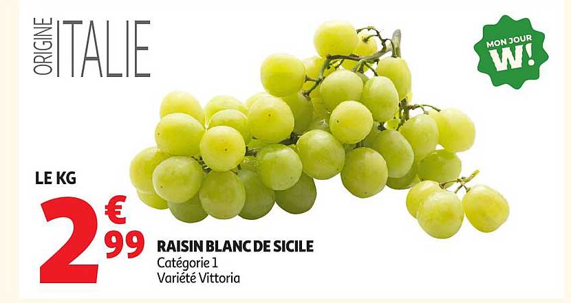 RAISIN BLANC DE SICILE