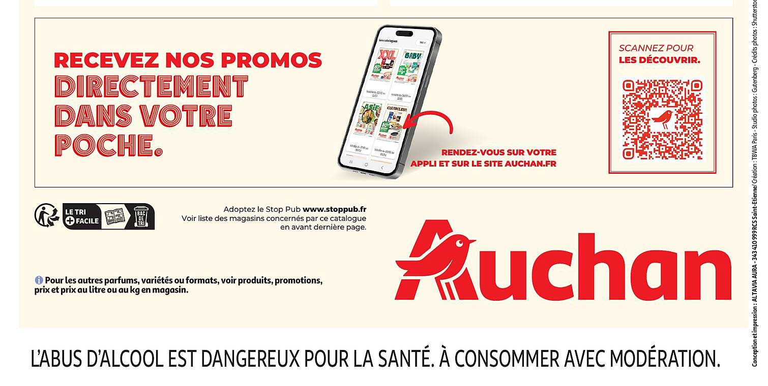 RECEVEZ NOS PROMOS DIRECTEMENT DANS VOTRE POCHE