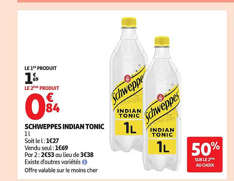 SCHWEPPES INDIAN TONIC
