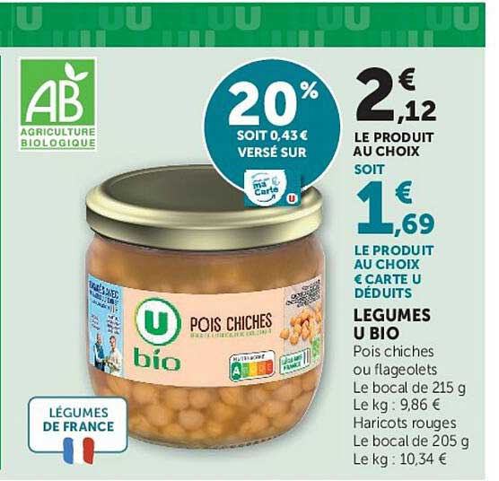 U bio Pois chiches