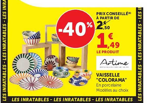 VAISSELLE "COLORAMA
