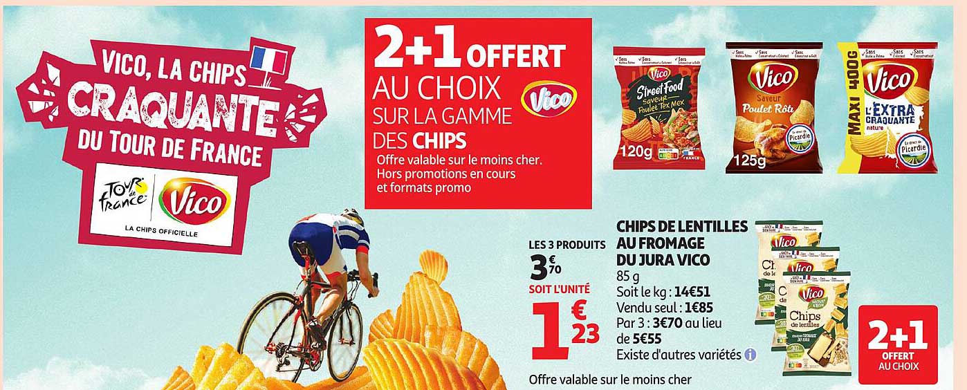 Vico, la chips craquante du tour de France