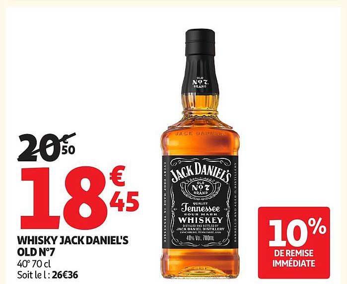 WHISKY JACK DANIEL'S OLD N°7