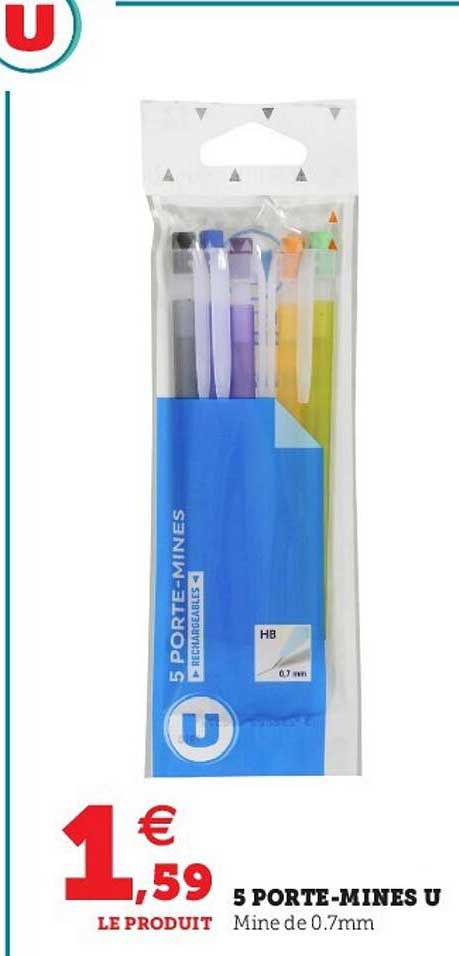 5 porte-mines u