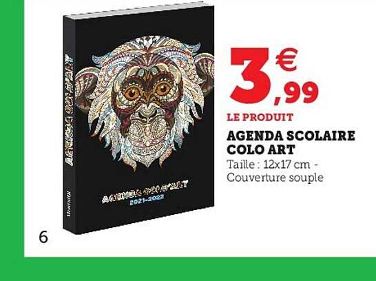 Agenda Scolaire Colo Art