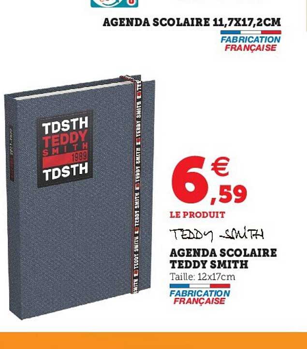Agenda Scolaire Teddy Smith