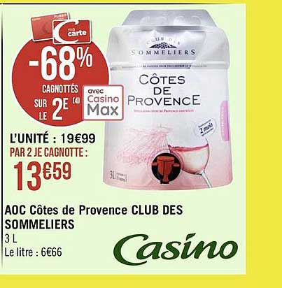 Aoc Côtes De Provence Club Des Sommeliers