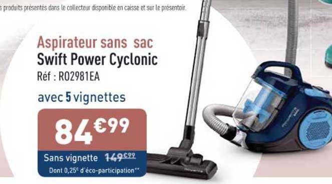 aspirateur sans sac swift power cyclonic