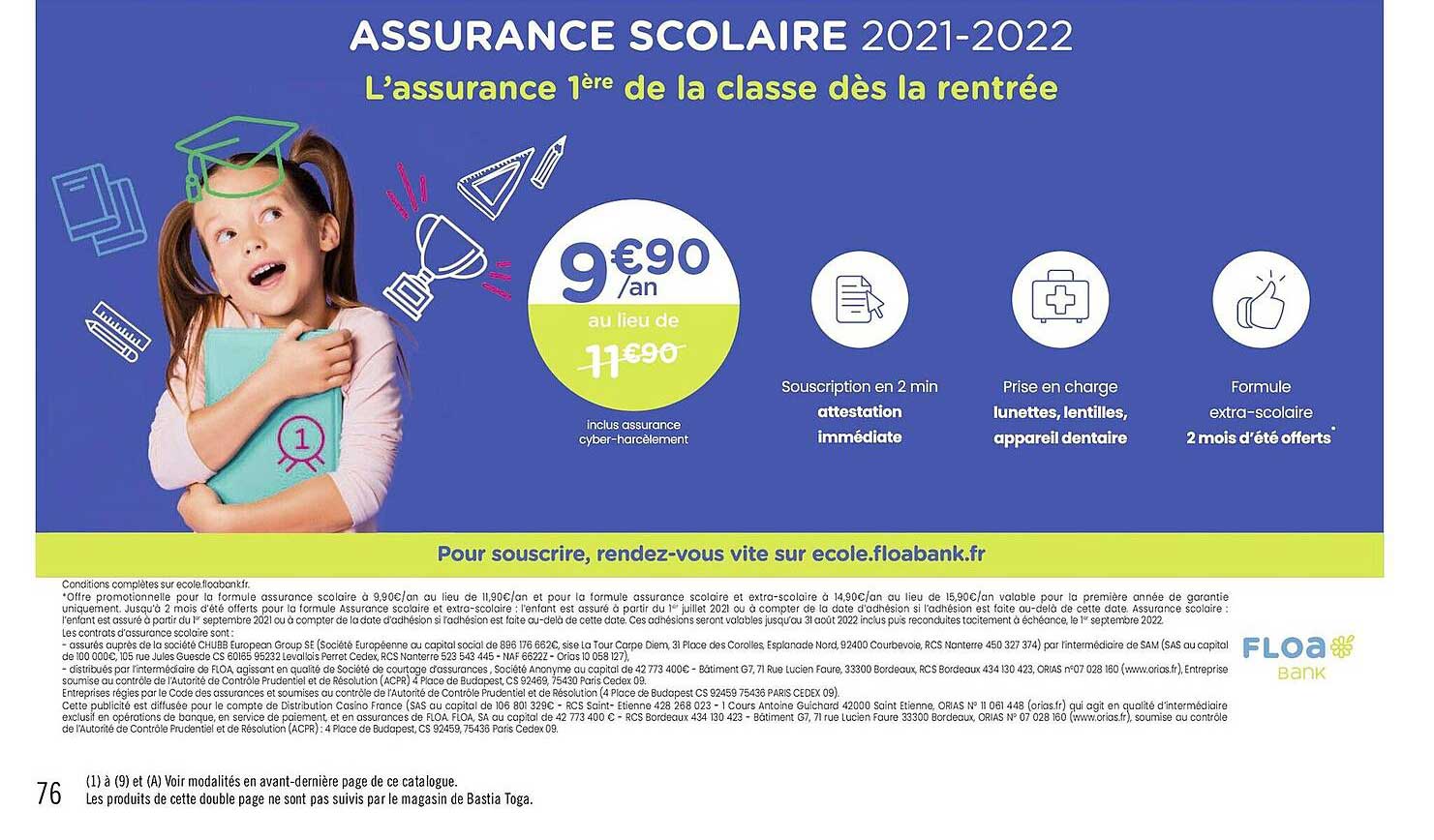 assurance scolaire 2021-2022