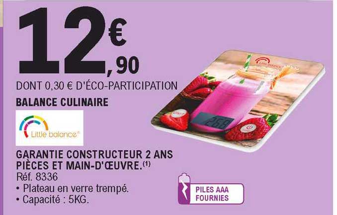 balance culinaire little balance