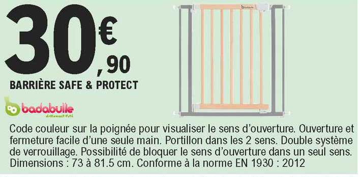 barrière safe & protect badabulle