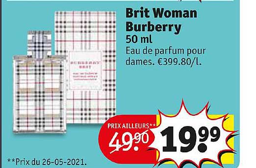 brit woman burberry 50 ml