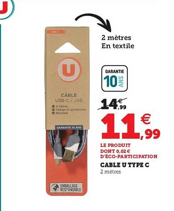 câble u type c
