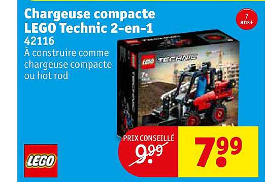 chargeuse compacte lego technic 2-en-1