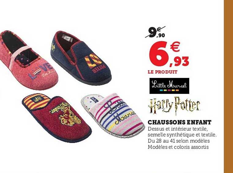 Chaussons Enfant Harry Potter Little Marcel