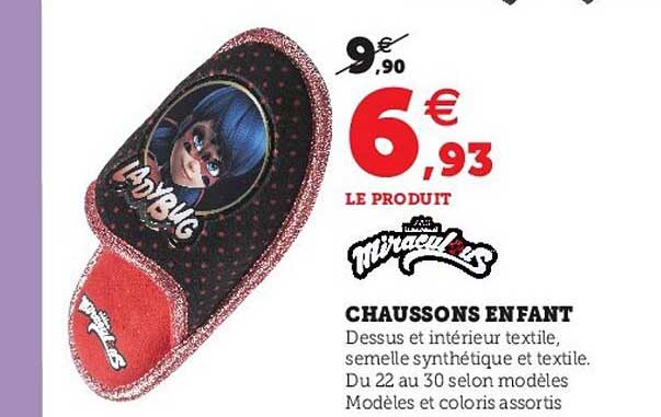 Chaussons Enfant Miraculous