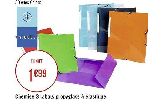 Chemise 3 Rabats Propyglass à élastique