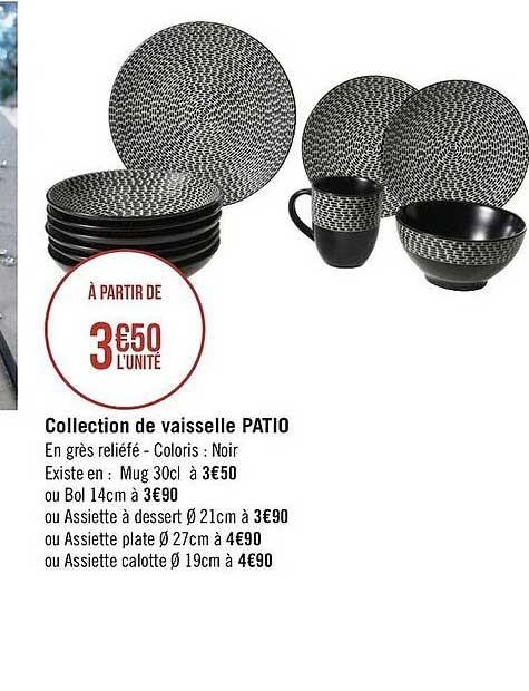 Collection De Vaisselle Patio