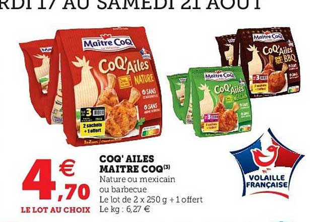 coq'ailes maître coq