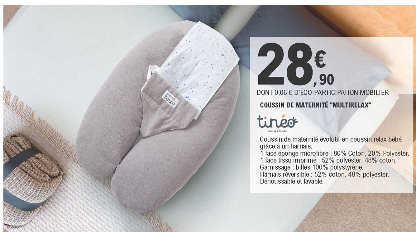 coussin de maternité "multirelax" tinéo