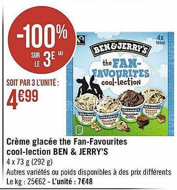 crème glacée the fan-favourites cool-lection ben & jerry's