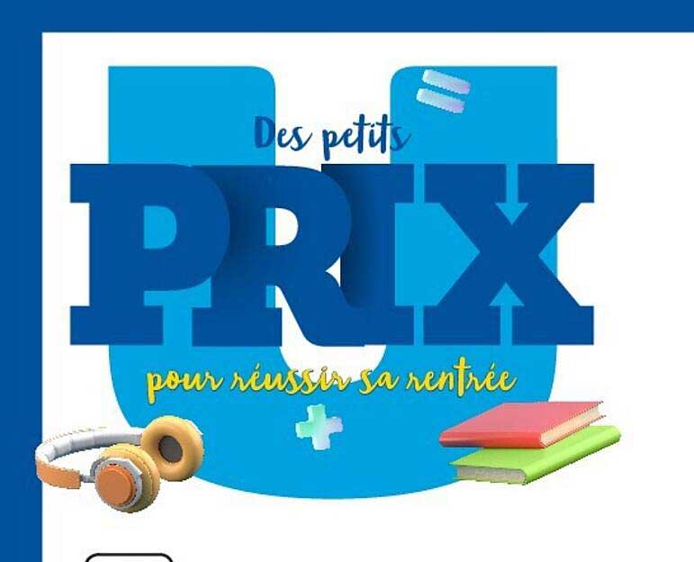 des petits prix pour réussir sa rentrée