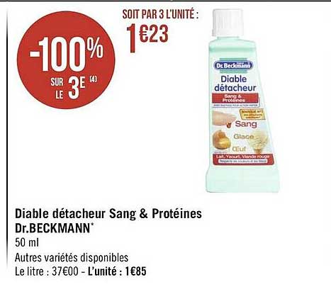 diable détacheur sang & protéines dr.beckmann