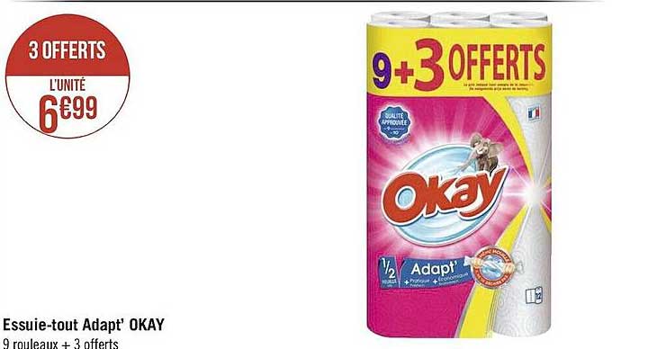 essuie-tout adapt' okay