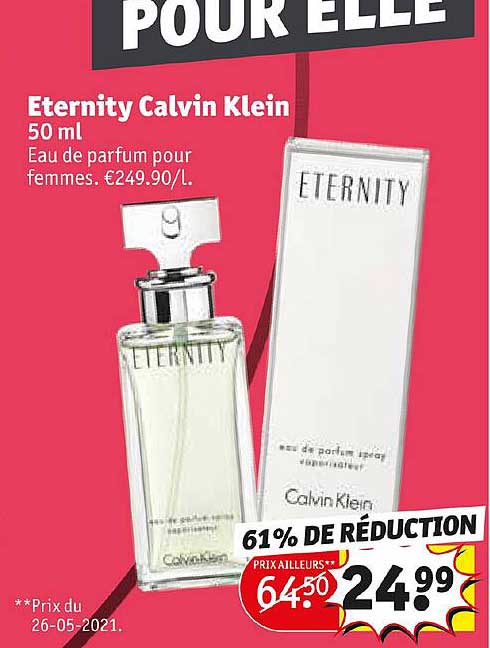 eternity calvin klein 50 ml
