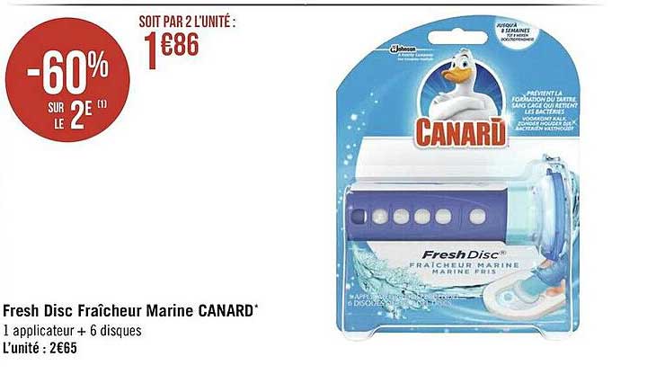 fresh disc fraîcheur marine canard