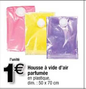 housse à vide d'air parfumée